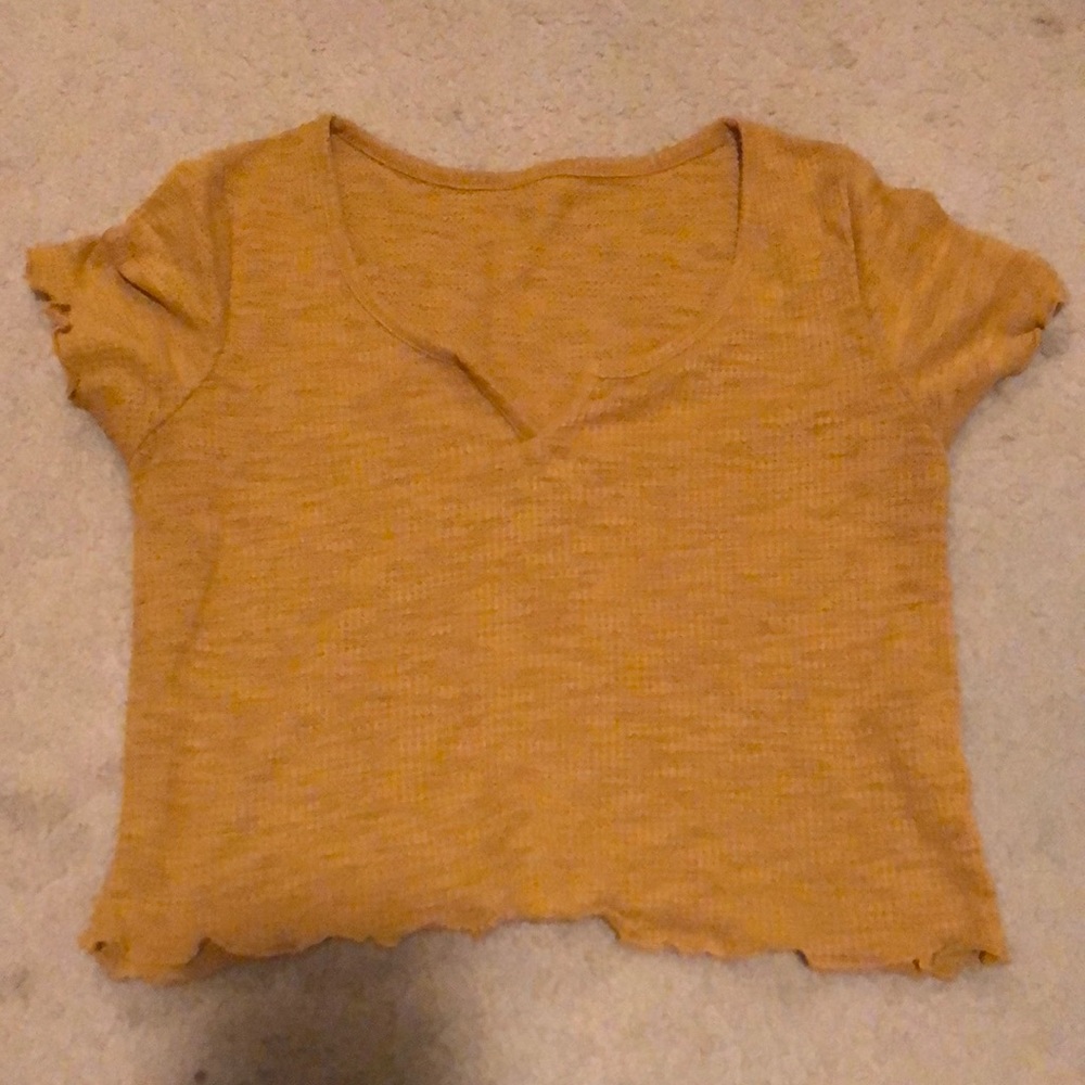 Yellow Crop Top